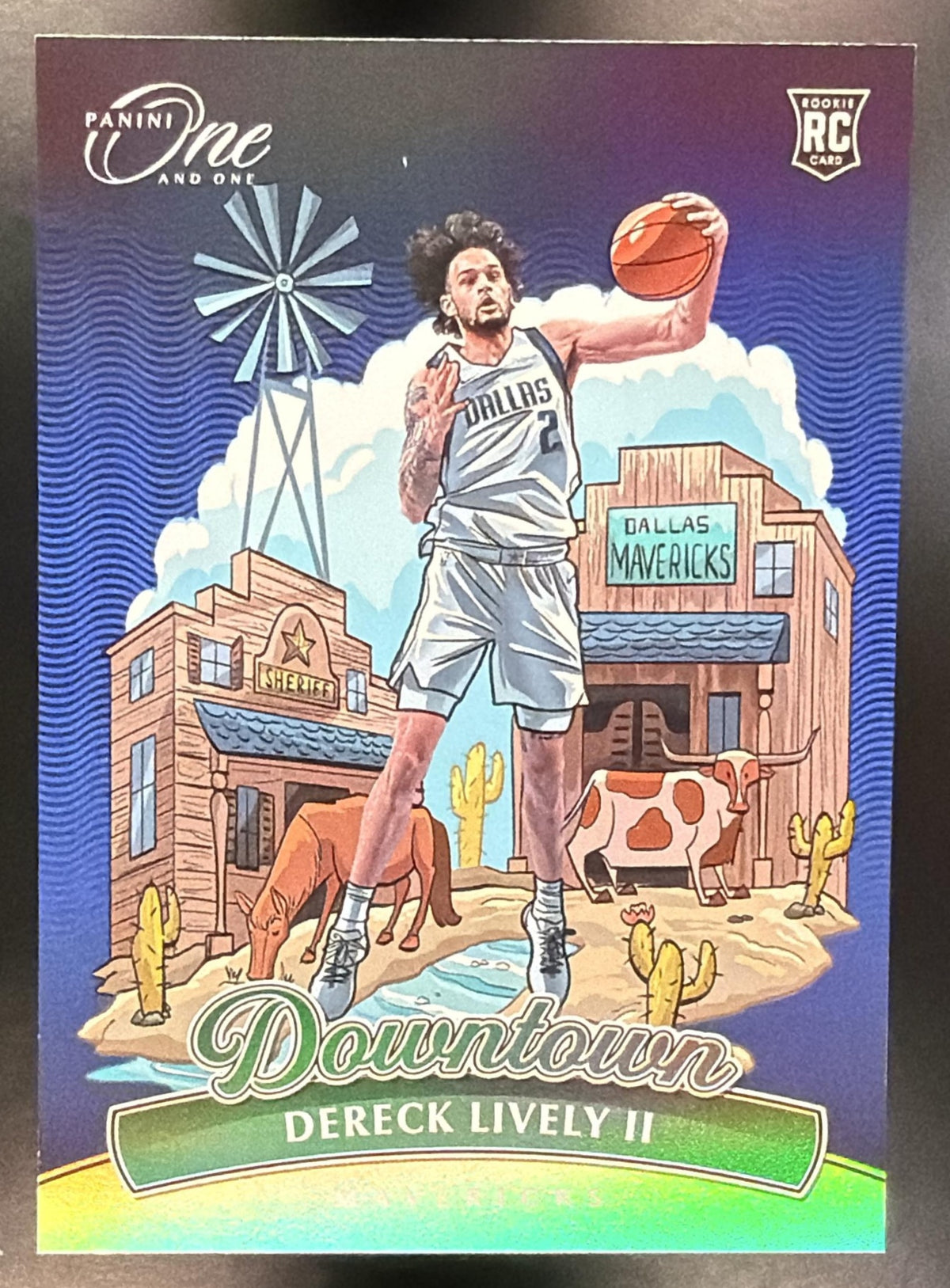 2023-24 Panini One & One Basketball Dereck Lively II #9 Downtown
