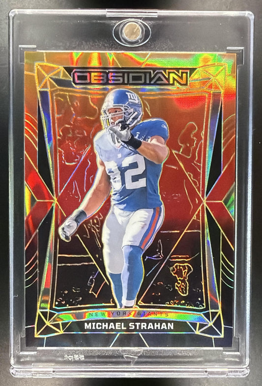 2024 Panini Obsidian Michael Strahan #150 Molten FOTL 1/14