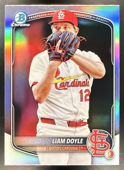 2025 Bowman Draft Liam Doyle #BDC-12 Chrome Image Variation Prospect SSP