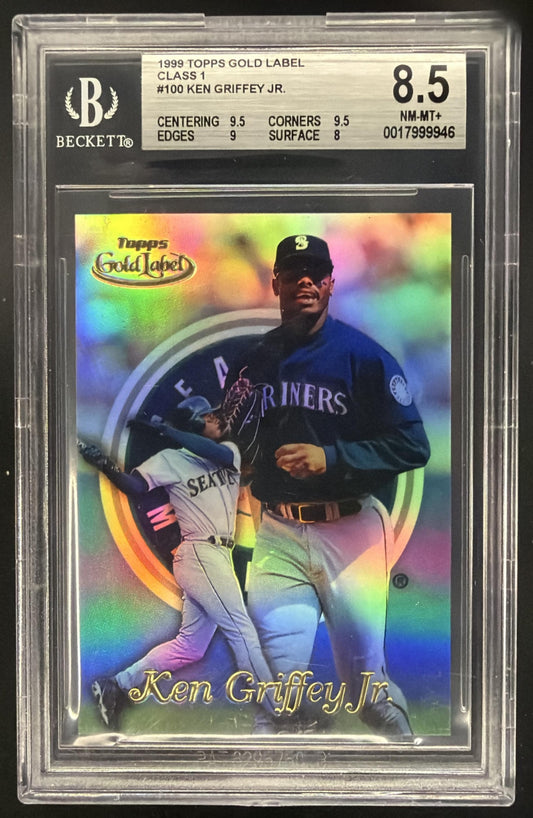 1999 Topps Gold Label Ken Griffey Jr. #100 BGS 8.5