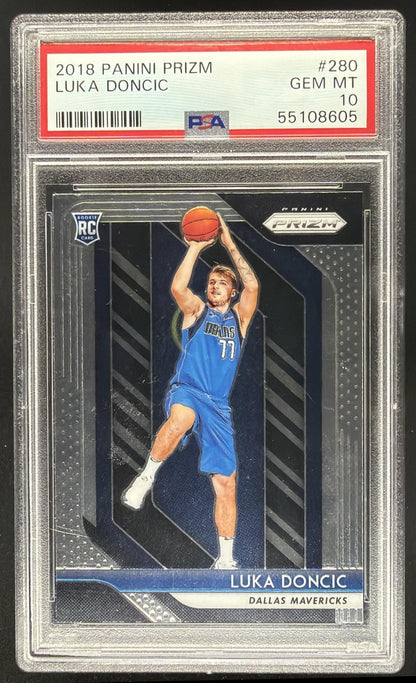 2018-19 Panini Prizm Luka Doncic #280 RC PSA 10