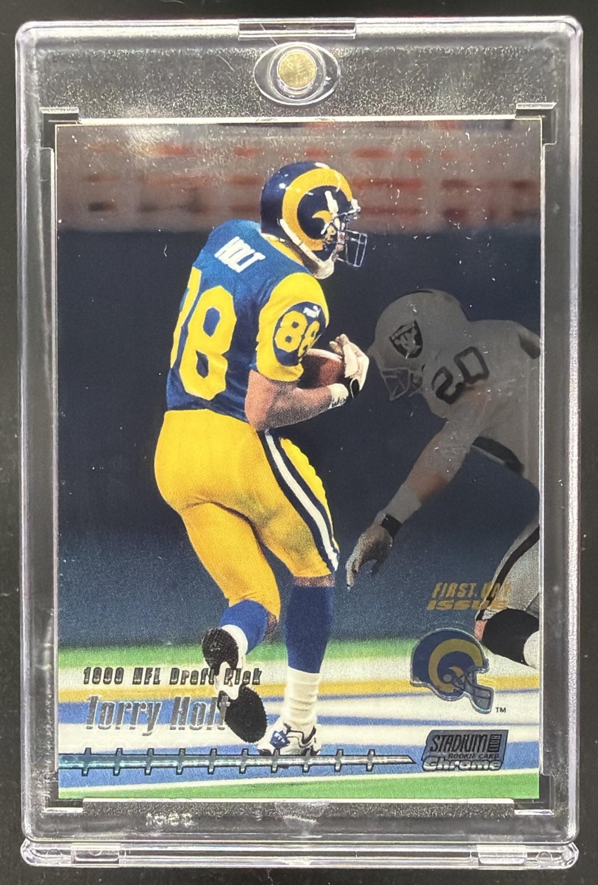 1999 Topps Stadium Club Chrome Torry Holt #134 RC /100