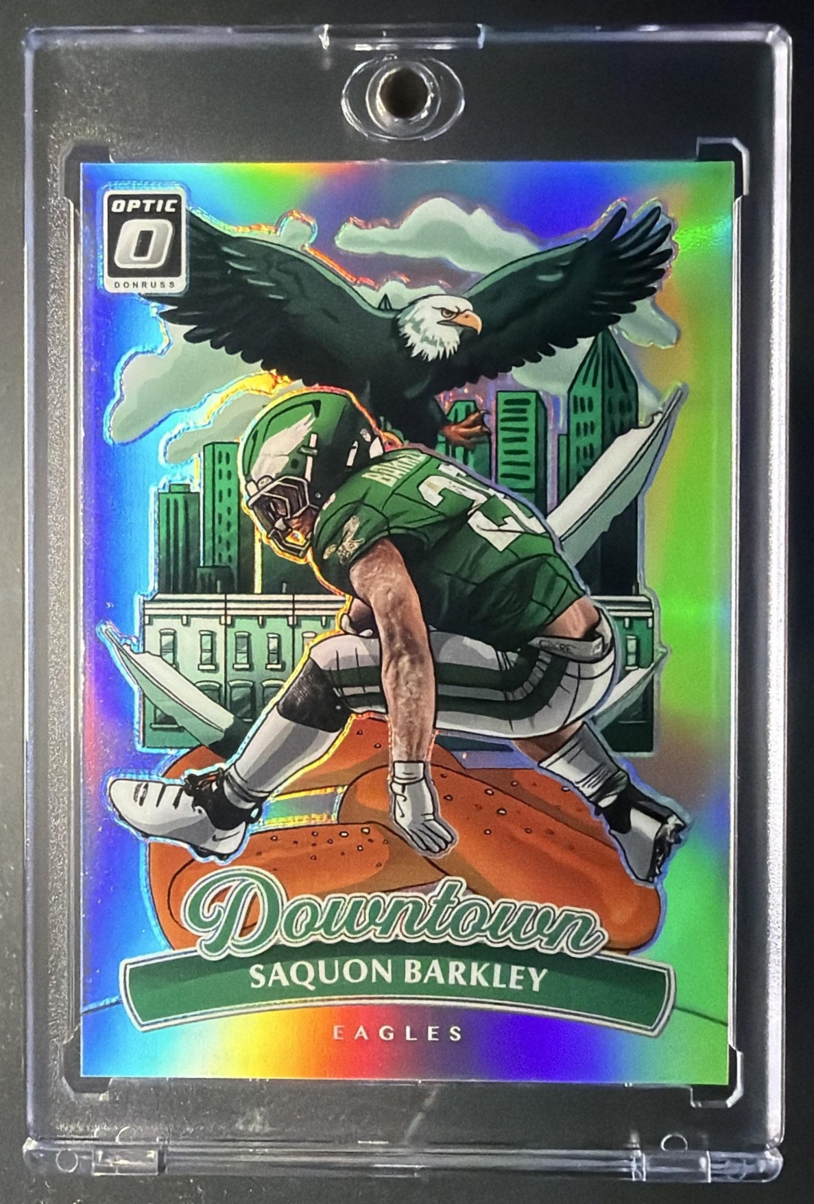 2025 Panini Donruss Optic Saquon Barkley #7 Downtown