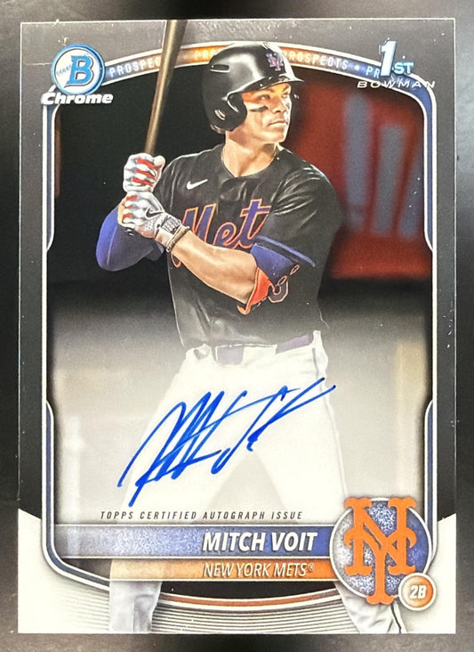 2025 Bowman Draft Mitch Voit #CPA-MV Chrome Auto 1st Prospect