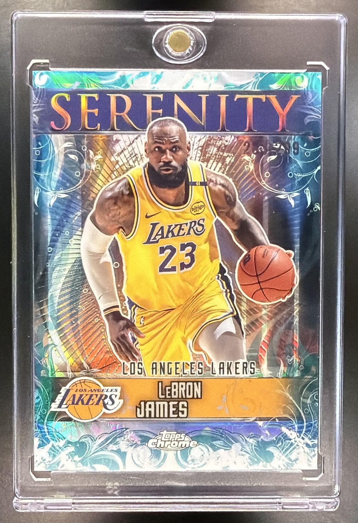 2025-26 Topps Chrome LeBron James #SY-2 Serenity Refractor /299