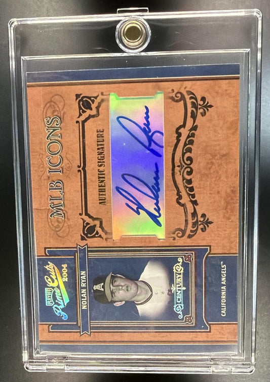 2004 Playoff Prime Cuts II Nolan Ryan #MLB-21 MLB Icons Auto /30