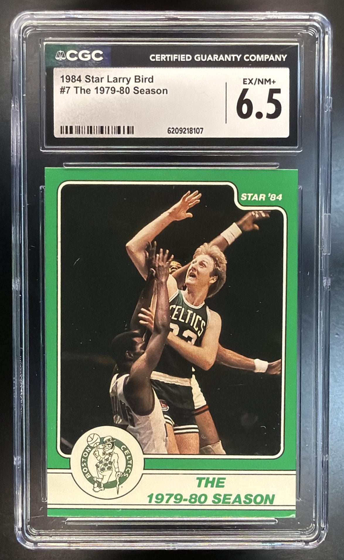1984 Star Larry Bird #7 The 1979-80 Season CGC 6.5