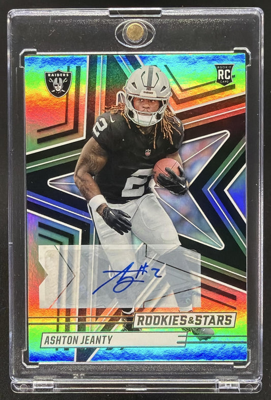 2025 Panini Rookies & Stars Ashton Jeanty #106 RC Auto