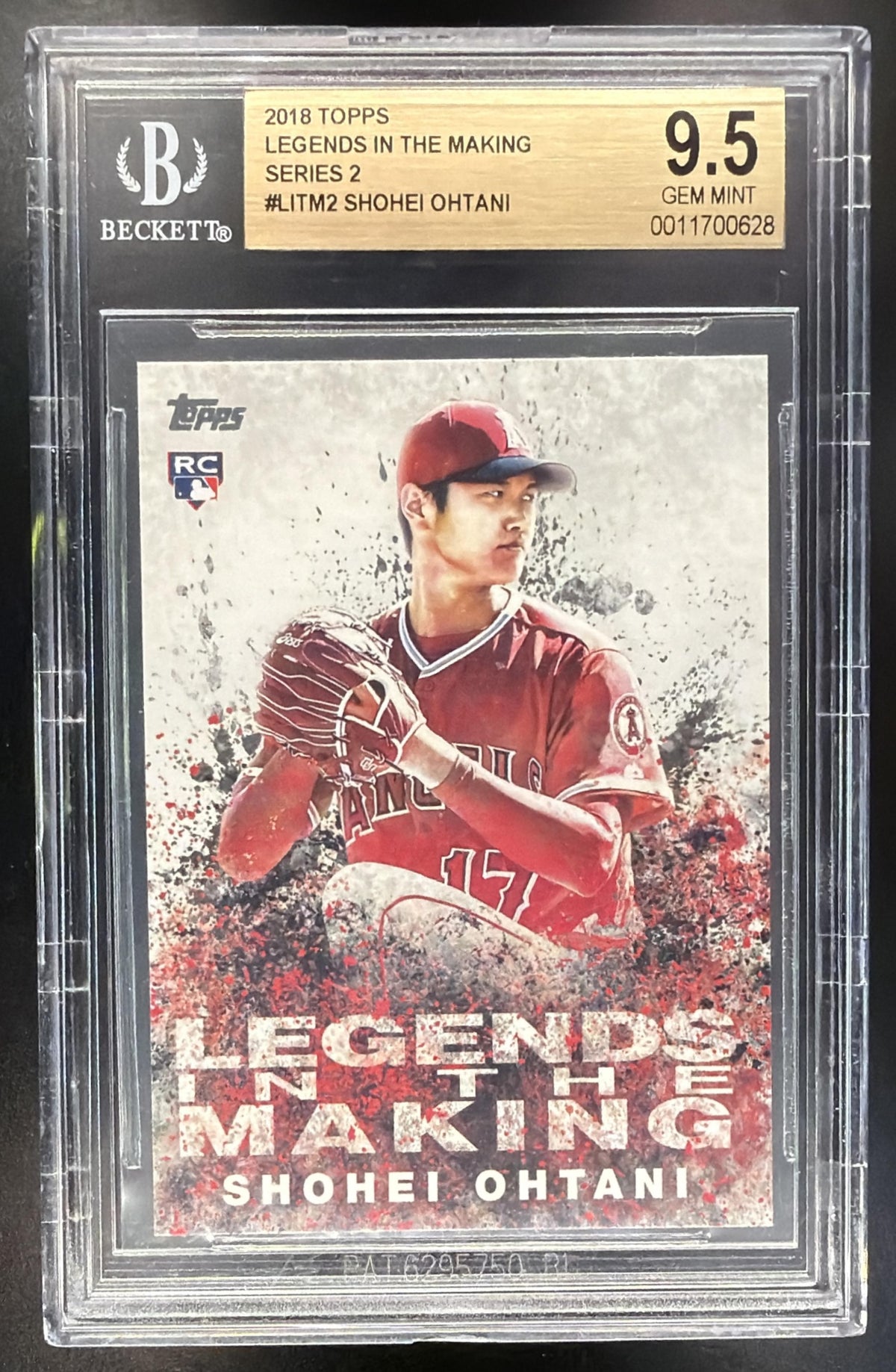 2018 Topps Shohei Ohtani #LITM-2 Legends in the Making Series 2 RC BGS 9.5