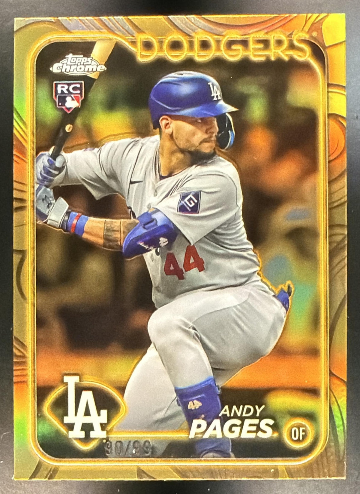 2024 Topps Gilded Collection Andy Pages #127 Chrome 90/99 RC
