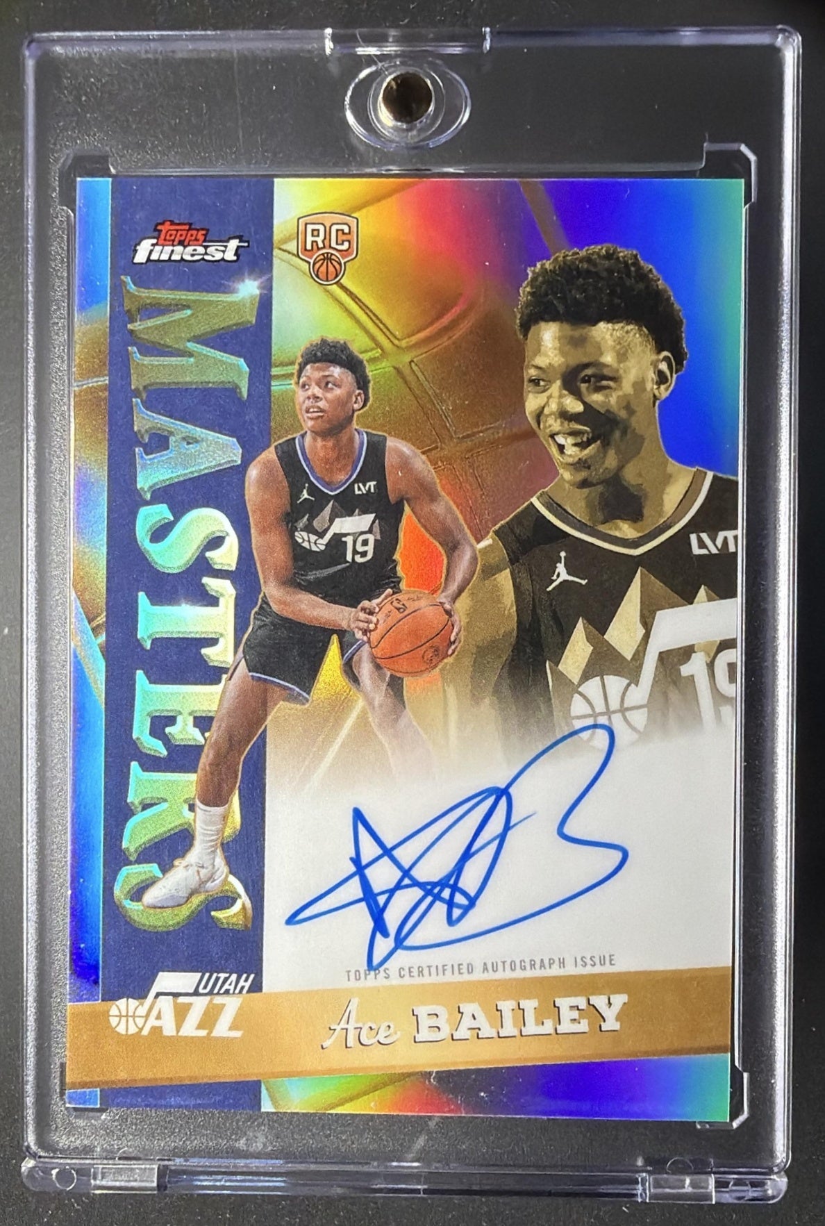 2025-26 Topps Finest Ace Bailey #MA-AB Masters Auto Refractor RC