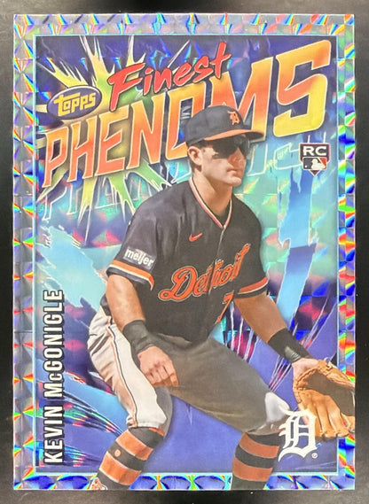 2026 Topps Finest Kevin McGonigle #FF-21 Phenoms Geometric Refractor RC Tigers