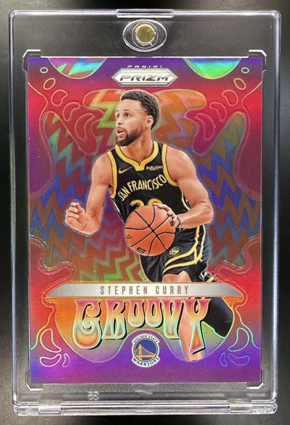 2024-25 Panini Prizm Stephen Curry #14 Groovy SP