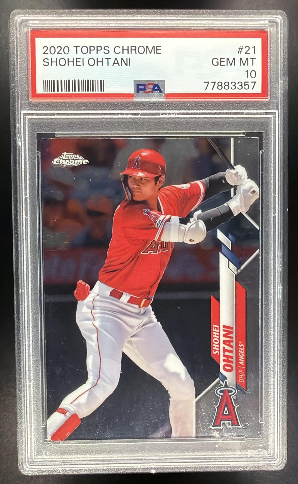 2020 Topps Chrome Shohei Ohtani #21 PSA 10