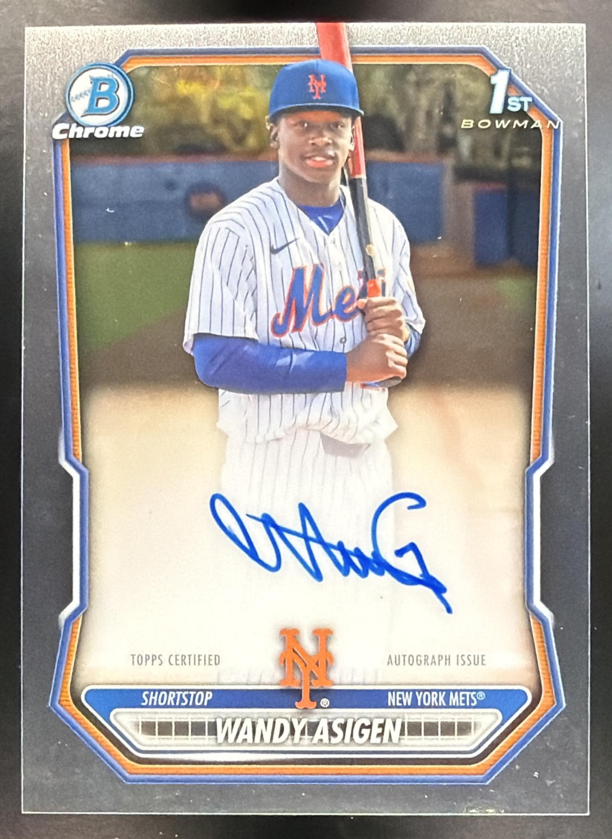 2026 Bowman Chrome Wandy Asigen #CPA-WA Auto 1st NY Mets