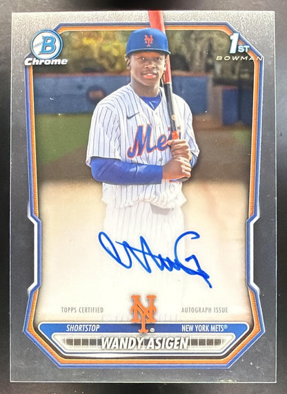 2026 Bowman Chrome Wandy Asigen #CPA-WA Auto 1st NY Mets