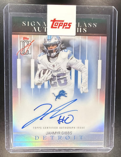 2025 Signature Class Football Jahmyr Gibbs #SCL-JG Auto
