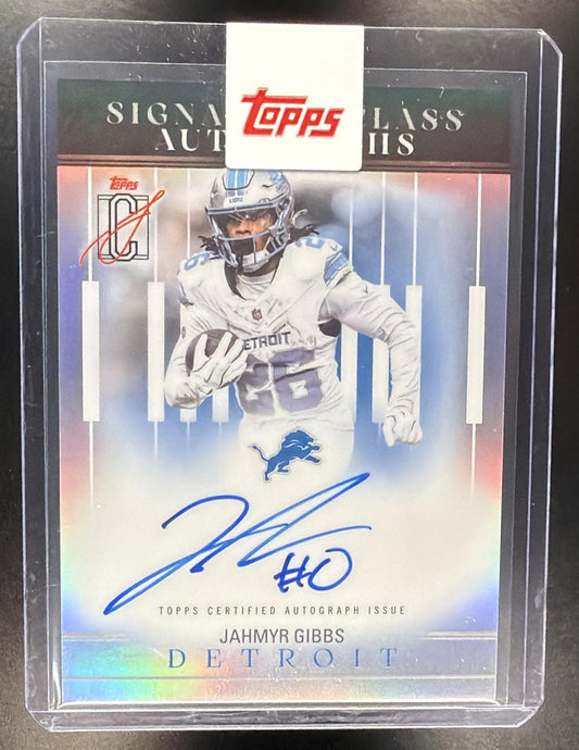 2025 Signature Class Football Jahmyr Gibbs #SCL-JG Auto