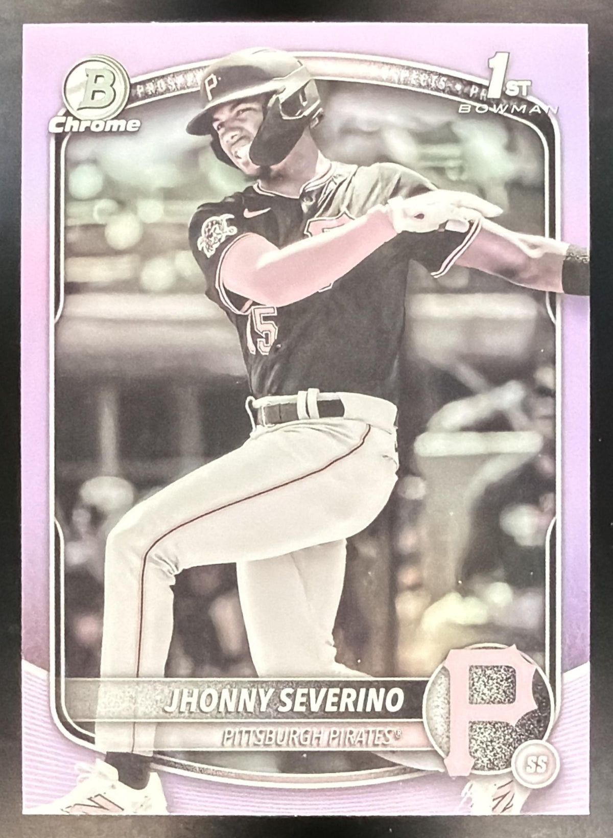 2025 Bowman Chrome Jhonny Severino #BCP-233 Pearl Refractor 1st Prospect