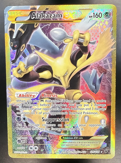2016 Pokemon Fates Collide Alakazam EX 125/124 MP/HP