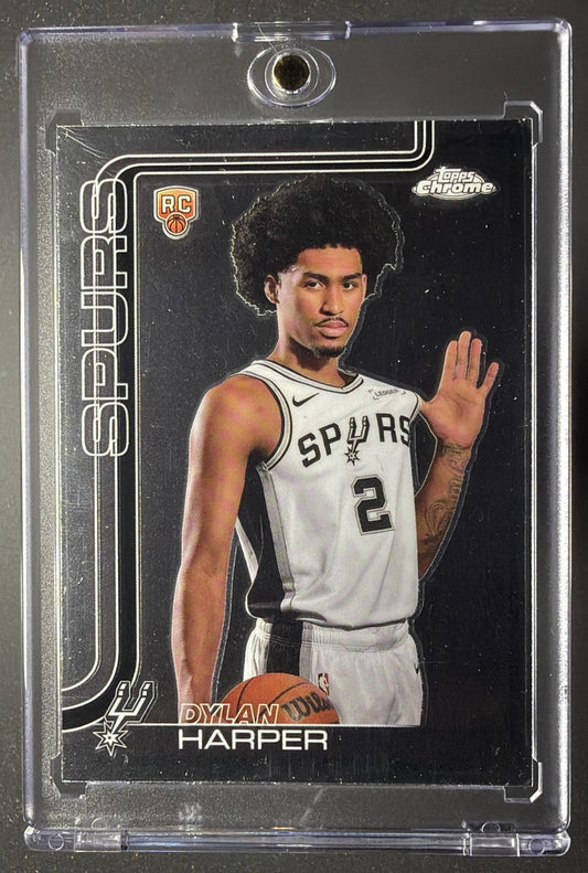2025-26 Topps Chrome Dylan Harper #252 Image Variation RC SSP