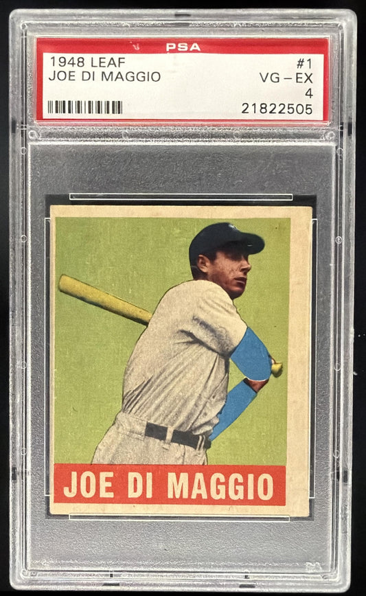 1948 Leaf Joe DiMaggio #1 PSA 4