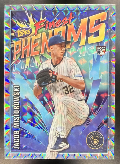 2026 Topps Finest Jacob Misiorowski #FP-18 Phenoms Geometric Refractor RC