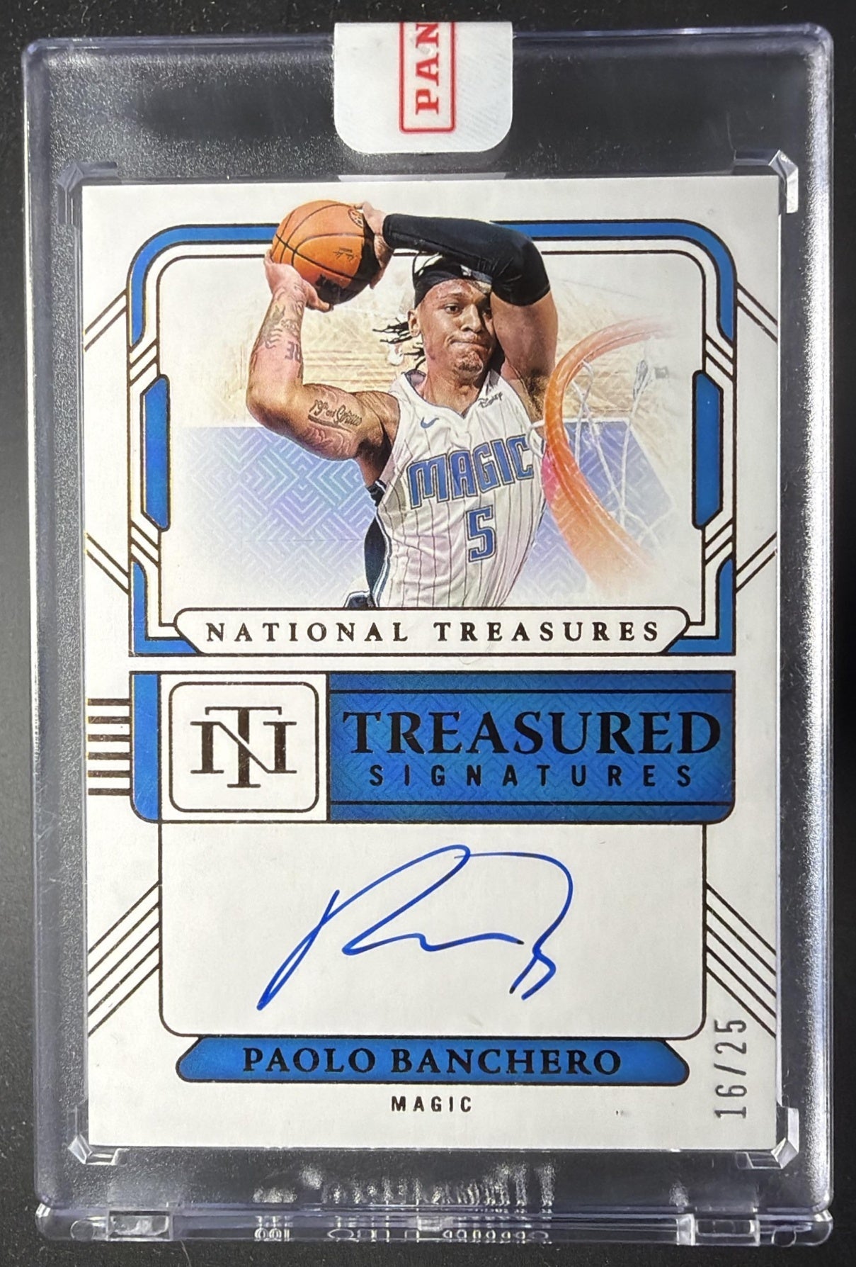 2024 Panini National Treasures Paolo Banchero #15 Treasured Bronze /25 Auto