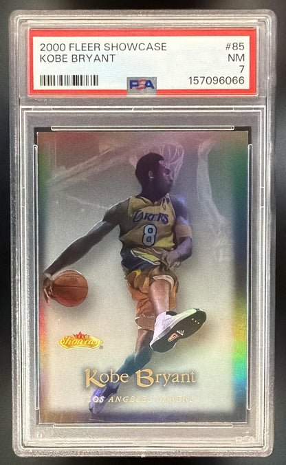 2000-01 Fleer Showcase Kobe Bryant #85 PSA 7