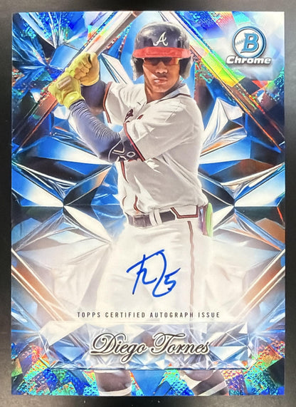 2025 Bowman Chrome Sapphire Diego Tornes #SSA-DT Selections Auto