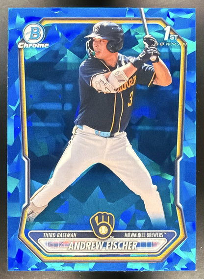 2026 Bowman Sapphire Andrew Fischer #BCP-149 Chrome 1st Prospect