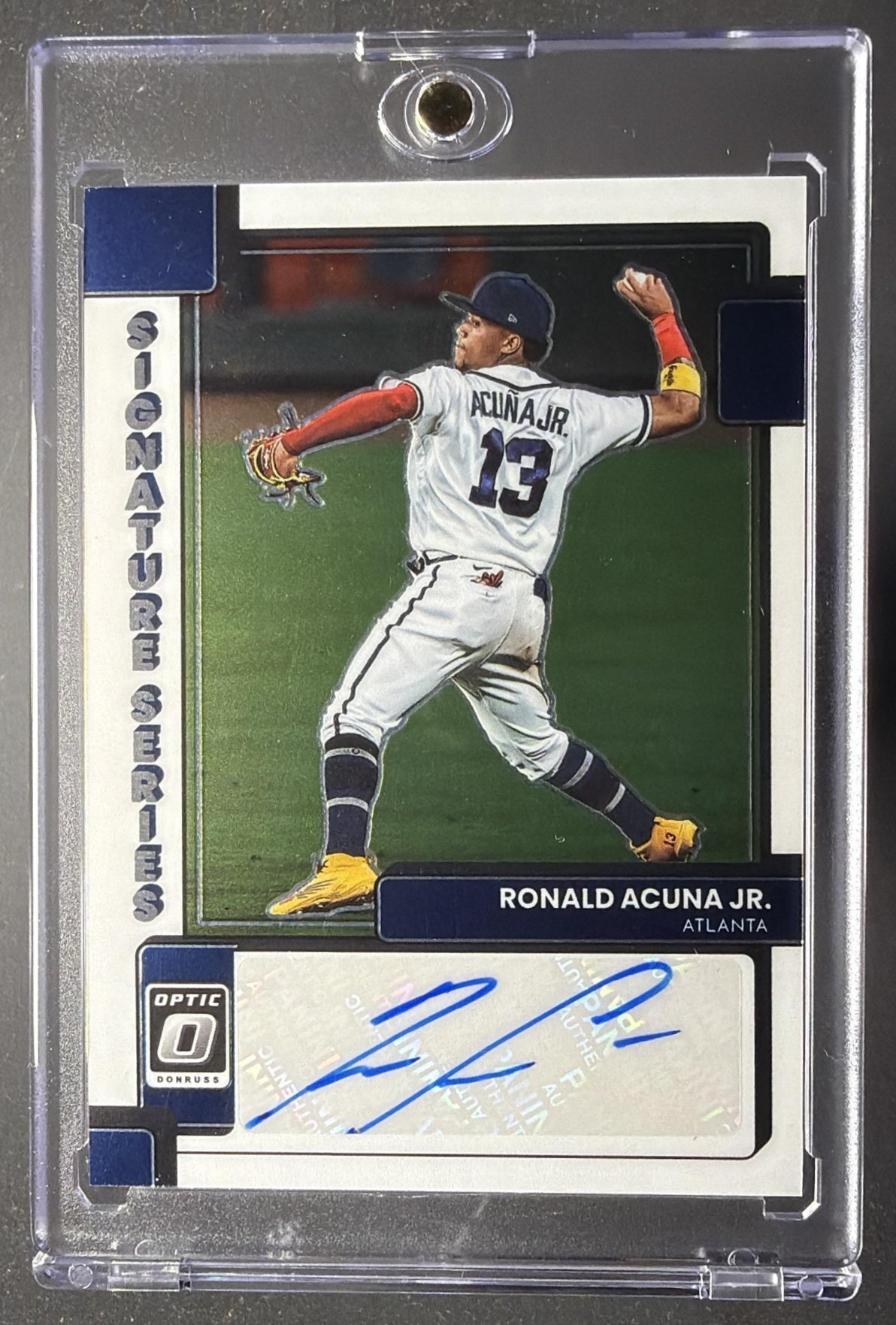 2022 Panini Donruss Optic Ronald Acuna Jr. #SIGS-RA Signature Series Auto