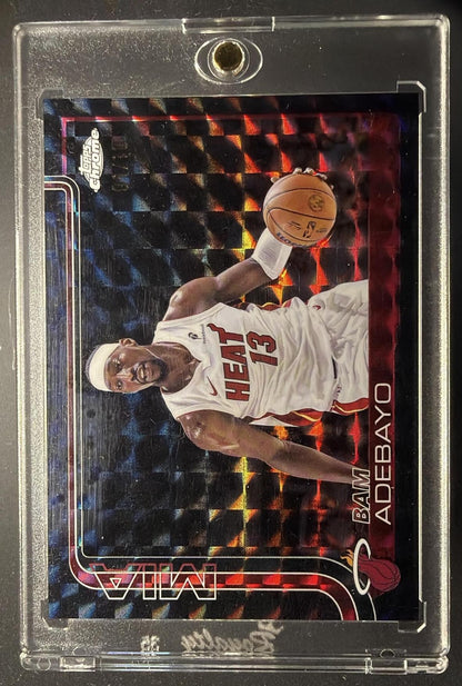 2025-26 Topps Chrome Bam Adebayo #138 Geometric Black Refractor /10