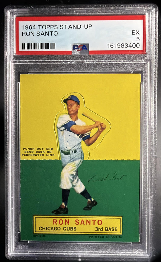 1964 Topps Ron Santo Stand-Up #5 PSA 5