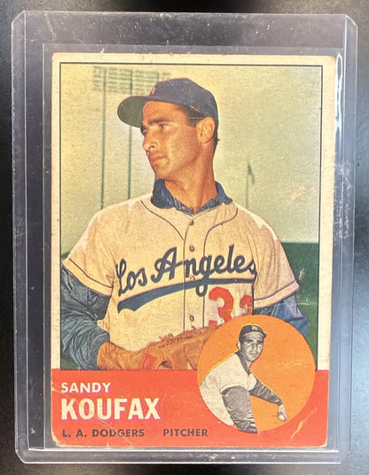 1963 Topps Baseball Sandy Koufax #210