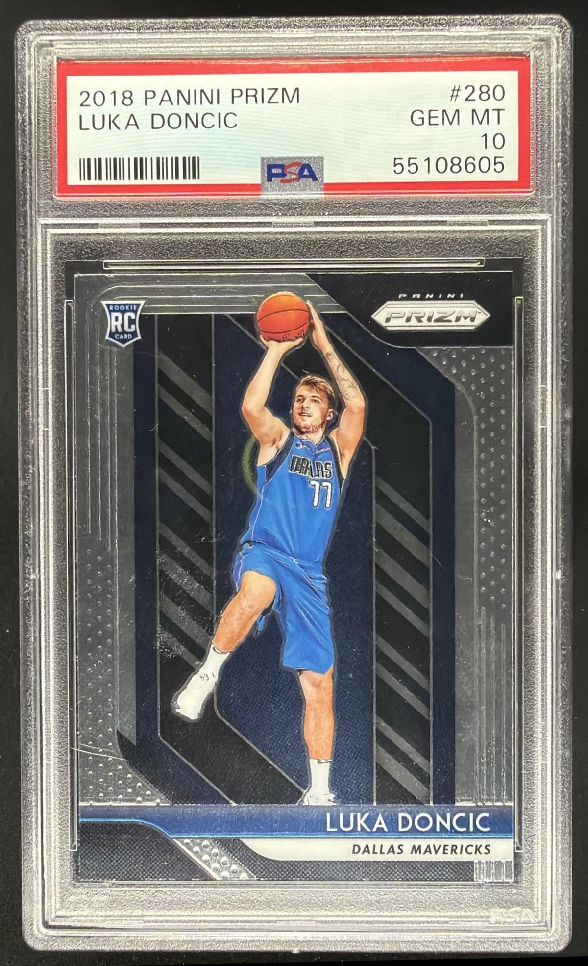 2018-19 Panini Prizm Luka Doncic #280 RC Rookie PSA 10