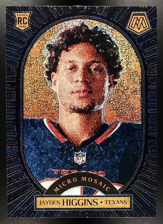 2025 Panini Mosaic Jayden Higgins #16 Micro Mosaic RC