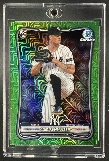 2026 Bowman Mega Box Cam Schlittler #53 Chrome Mojo /399 RC