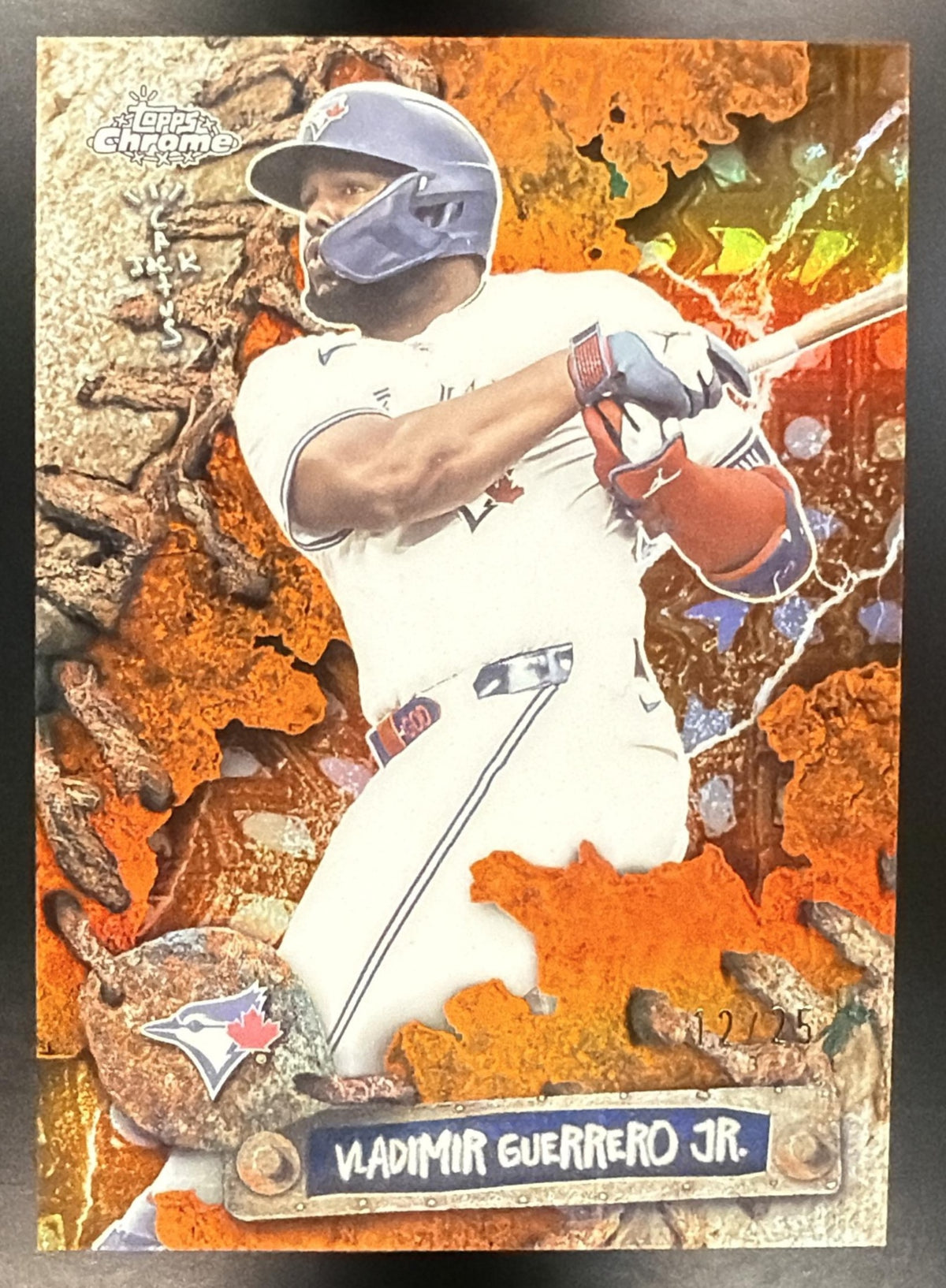 2026 Topps Chrome x Cactus Jack Vladimir Guerrero Jr. #20 Orange Refractor 12/25