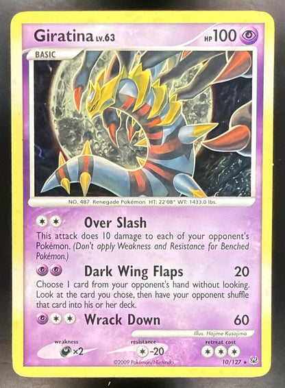 2009 Pokemon Platinum Giratina 10/127 HP