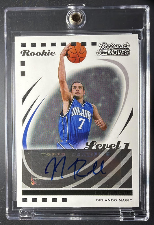 2007-08 Topps J.J. Redick #106 Trademark Moves Rookie Auto /75