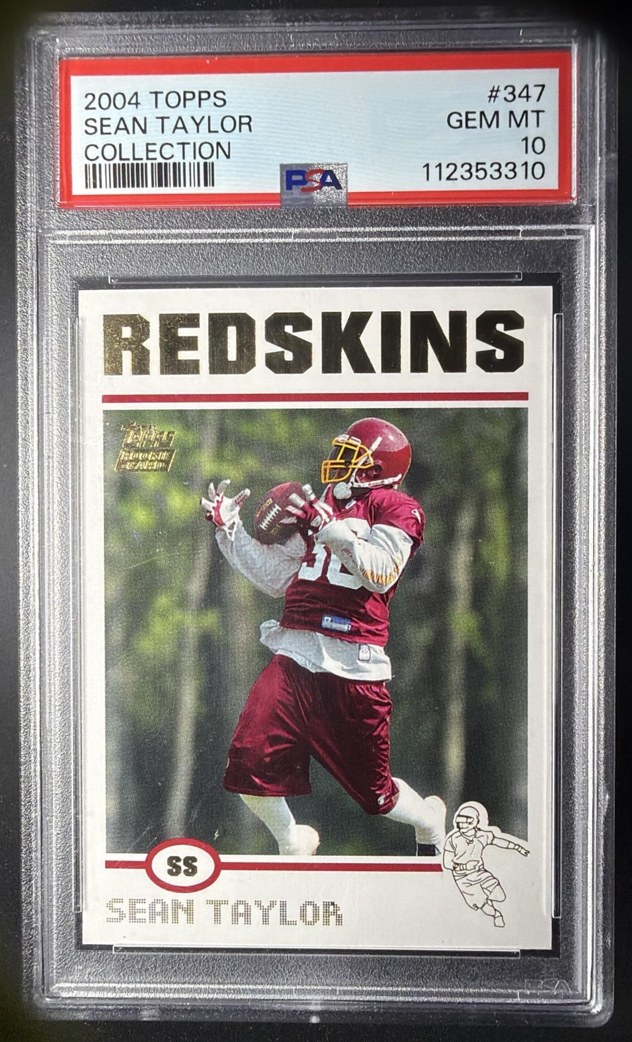 2004 Topps Sean Taylor #347 RC PSA 10