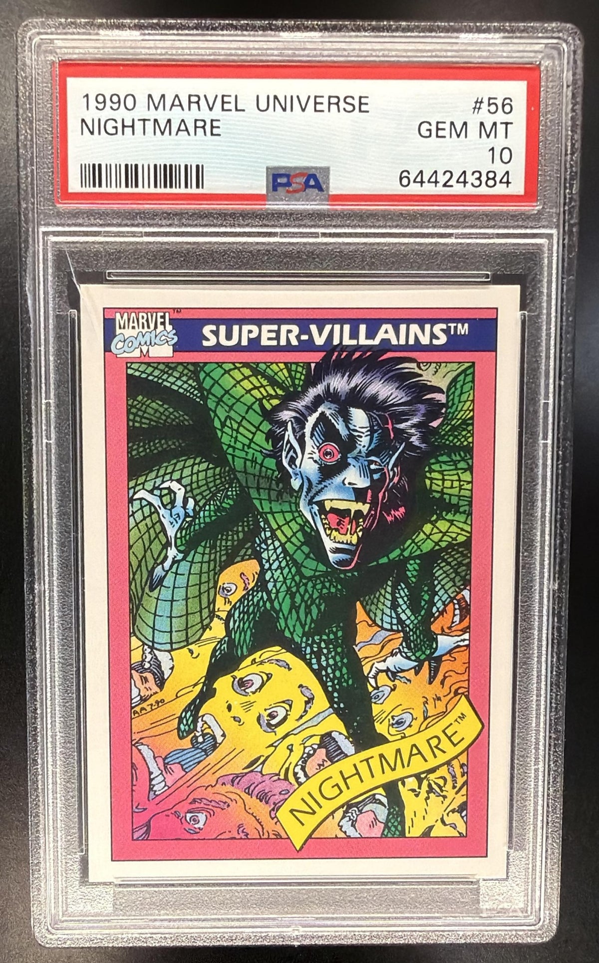 1990 Impel Marvel Universe Nightmare #56 PSA 10