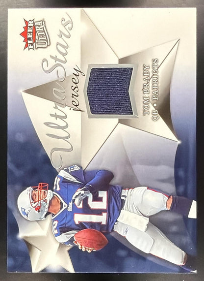 2006 Fleer Ultra Tom Brady #US-TB Stars Jerseys Patch