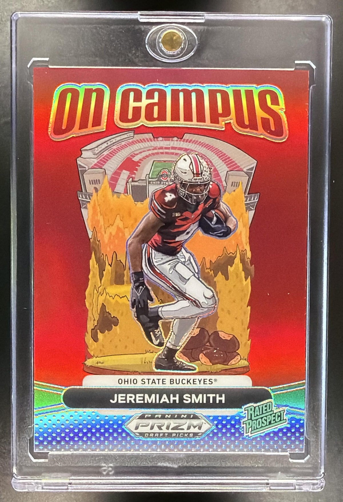 2025 Panini Prizm Draft Picks Jeremiah Smith #OC-JSM On Campus SSP