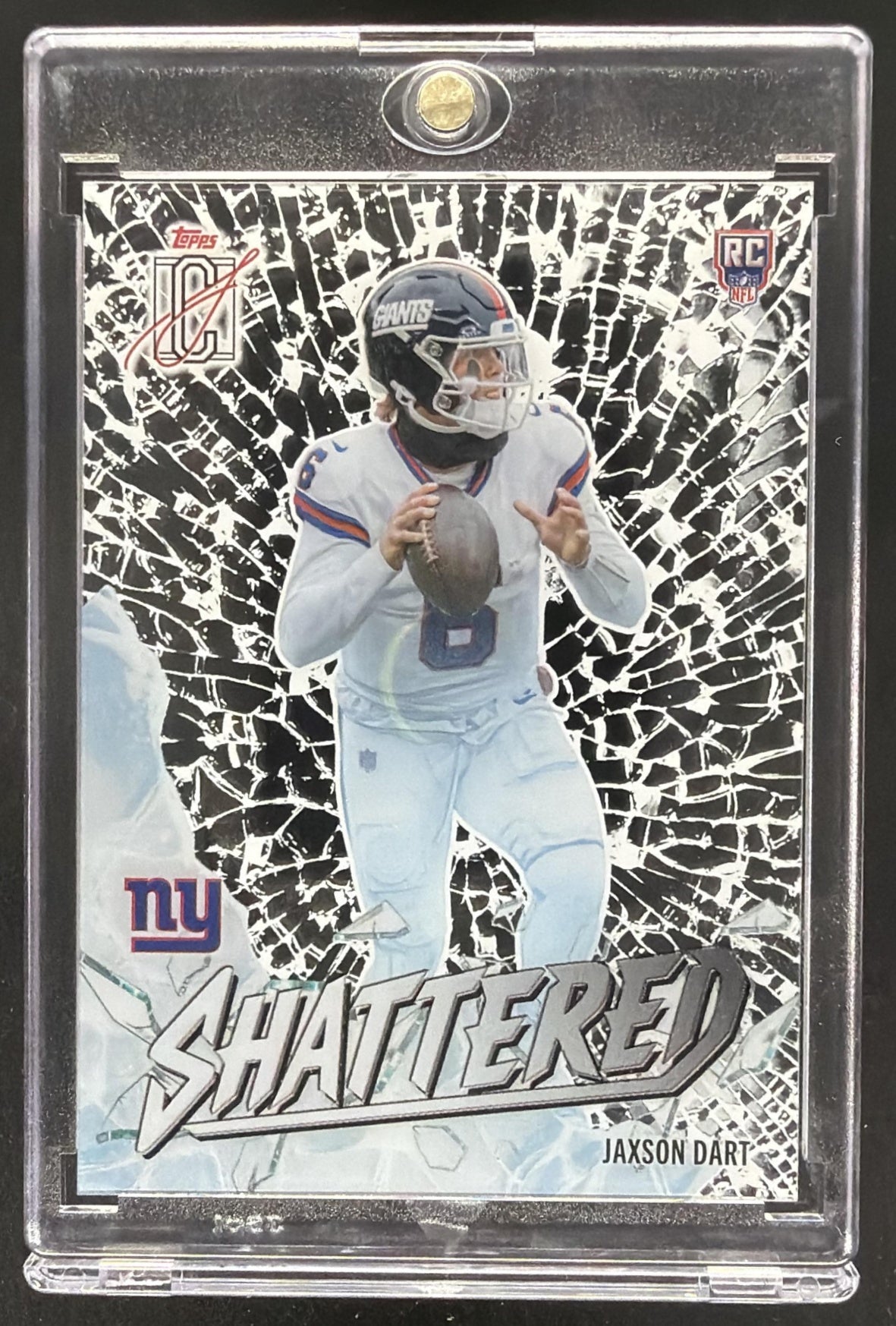 2025 Topps Signature Class Jaxson Dart #S-22 Shattered RC
