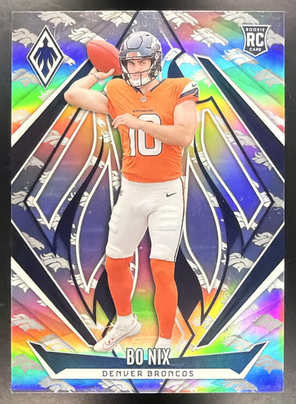 2024 Panini Phoenix Bo Nix #159 Team Logos 225/299 RC