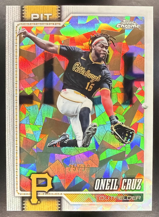 2026 Topps Chrome Sapphire Oneil Cruz #249 White 25/30