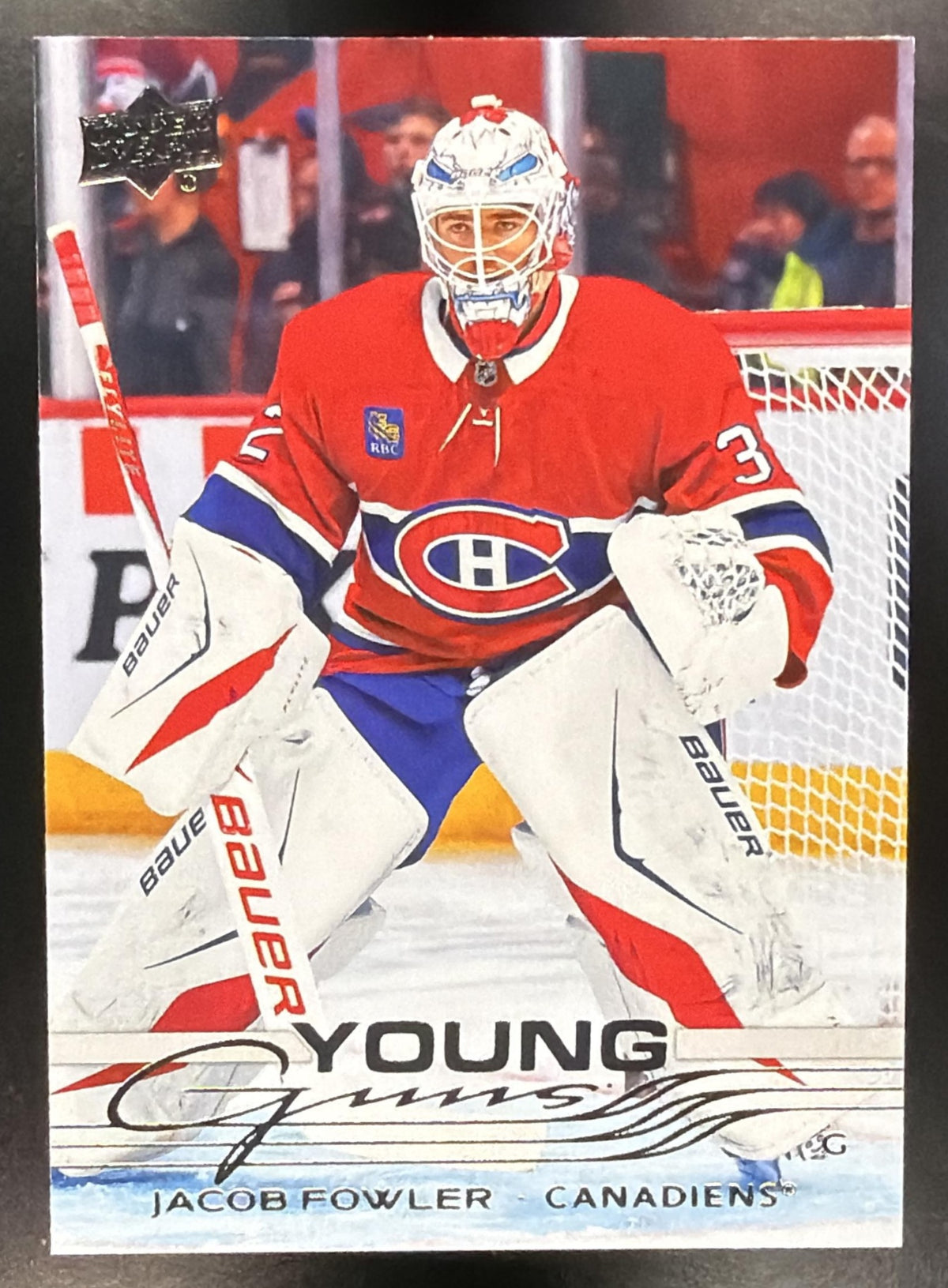 2025-26 Upper Deck Extended Series Jacob Fowler #724 Outburst Young Guns RC