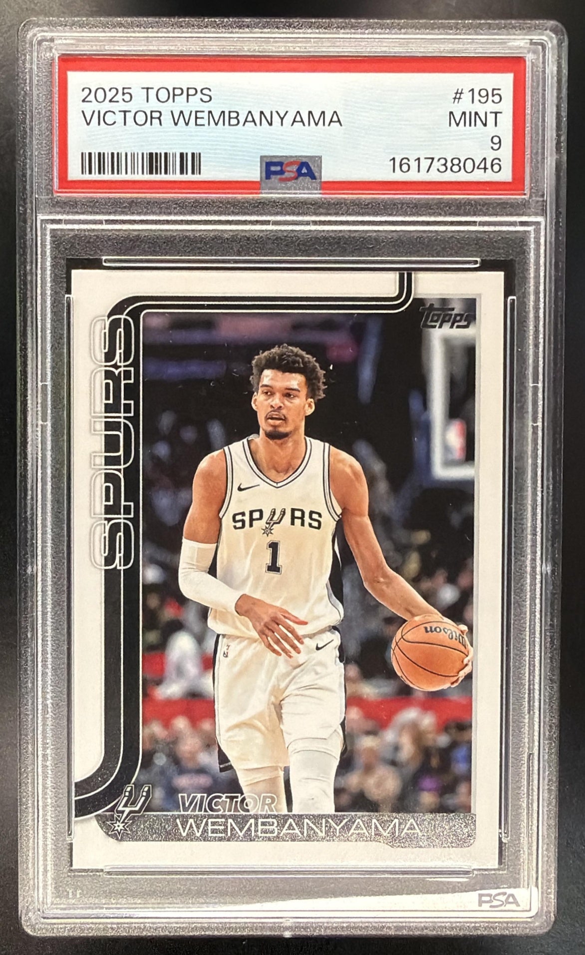 2025-26 Topps Flagship Basketball Victor Wembanyama #195 PSA 9